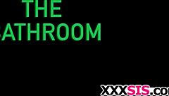 Teen Stepsister Spied Giving Blowjob to Monster Cock