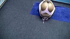 Stretching Her Sexy Ass Nude