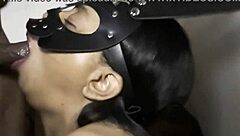 Wife gives deepthroat blowjob to cock!