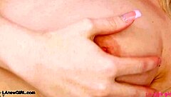 Cute Teen Blonde Shows Sexy Body! What A View!