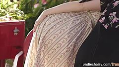 sensual redhead lesbian seduced blonde friend bush licked outdoors charlotte stokely maya kendrick