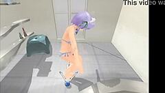 Mmd misadventures in the bathroom with fetish elements