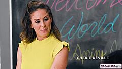 ebony teen interacts with her lesbian teacher orally