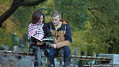 Casual teen sex with sandra wellness and her shaved pussy adventures!