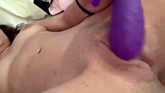 rica, a beautiful mexican latina, masturbates for her tinder friend