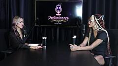 YOUNG AMATEUR DOMINATES WITH SHAVED LOOK, RECORDS IN UNUSUAL PLACES - NAOMI CAMPOS SHEER RED