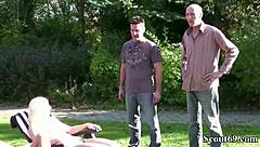 i watched mother and stepdaughter fucked by two guys in park