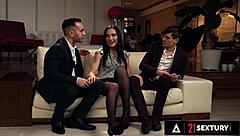 Nataly Gold Takes Double Penetration With Big Cocks