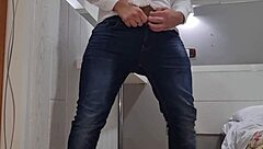 sexy european guy enjoys intense solo in dorm