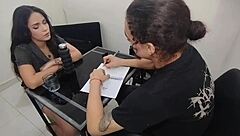 sexy latina secretary loves big cocks and gets fucked hard 😍