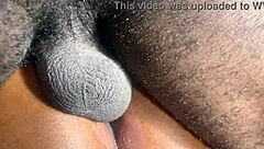 I love how he slides his long cock deep into my pussy on the bed