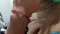 Roxy Lips Bent Over for Handjob and Pussy Fucking