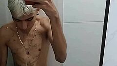 Jerking Off in Bathroom After Soccer Game