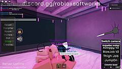Fucking hot Roblox girl with big tits and ass gets cumshot!