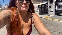 andando de bicicleta sem calcinha a buceta ficou suada