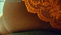 Amateur wife begs neighbor for anal sex