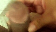 i fat virgin jerking my little cock while reading open messages and cumming hard