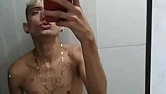 Jerking Off in Bathroom After Soccer Game
