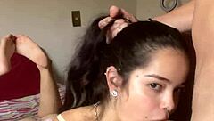 Sloppy oral sex with Wellington Prado's big cock.