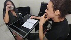 sexy latina secretary loves big cocks and gets fucked hard 😍