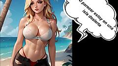 Animated Comic Girl Lost In Jungle Gets Gaping Ass Fucked By Big Cock Gangbang