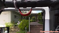 Babe Gets Bold Footjob And Doggystyle Fingering