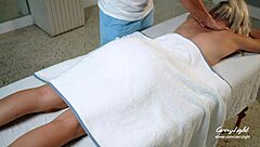 Fake masseur delivers surprising orgasms to voyeur spa clients