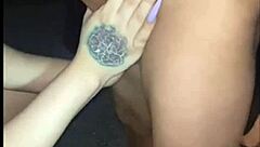 The black guy deepthroats me hard in this amateur video