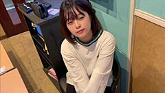 Japanese Girl Cheats On Boyfriend After Good Mood With Male Friend At Karaoke