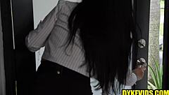 Can You Believe This Lesbian Teen Is Licking Her Friend's Stepmom's Pussy