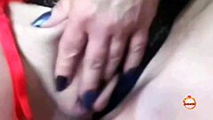 KlaudiaAmbergirl's light masturbation before ass counting.