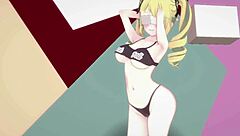 Koikatsu Arisu OC dances gracefully