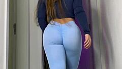 Big Ass In Leggings Came To Say Good Night