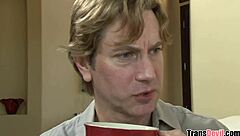 alexa scout the transsexual with small tits gives blowjob and gets ass fucked by monster cock but she looks like a woman