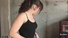 Hey, Sinn Sage and Star Nine are wrestling and rubbing wet pussies