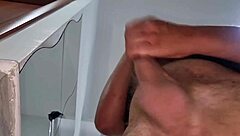 In this public live, the muscular italian guy jerks off his huge dick with dirty talk and moans.