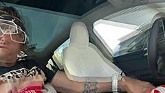 nacho daddy's big cock sucking and cum in mouth action