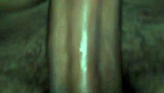 Latina in Lingerie Gets Anal Creampie with Moans