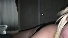 snowbunnyqueen27 deepthroats cage fighter's big black cock