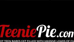 i buried my cock and cum deep inside cara may's wide vagina while my wife watched