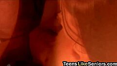 Teens Like Seniors In Retro Scene