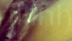 Teen Girlfriend Creams on BBC While Boyfriend Waits