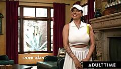 Kimmy Kimm seduces Romi Rain to play with her pussy