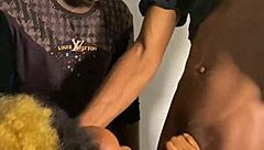 a hot bj and fuck with sexy boys in bedroom 😍