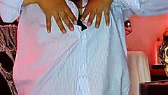 I Play With My Tight Pussy Penetrating Myself With Dildo And Cum