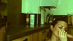 he pounds me hard on the kitchen countertop