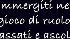 Mistress Dominates Slave in Italian Roleplay Ep1