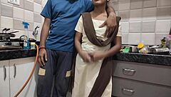 Indian Teen 18+ Bent Over in Rough Doggystyle by Stepbrother with Big Cock