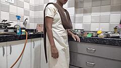 Indian Teen 18+ Bent Over in Rough Doggystyle by Stepbrother with Big Cock