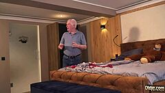 I see a horny coach fucking a young cheerleader with perfect body